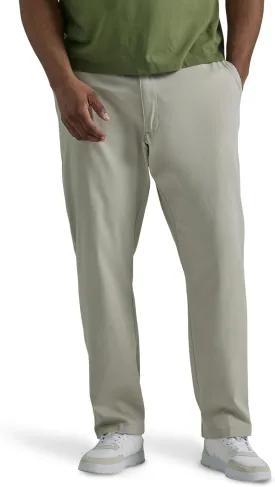 Lee Men's Big & Tall Extreme Motion Flat Front Relaxed Taper Pant