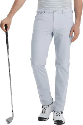 M MAELREG Golf Pants for Men Lightweight Moisture Wicking Business - 30"/32"/34" Stretch Flat Front Casual Dress Pant for Men