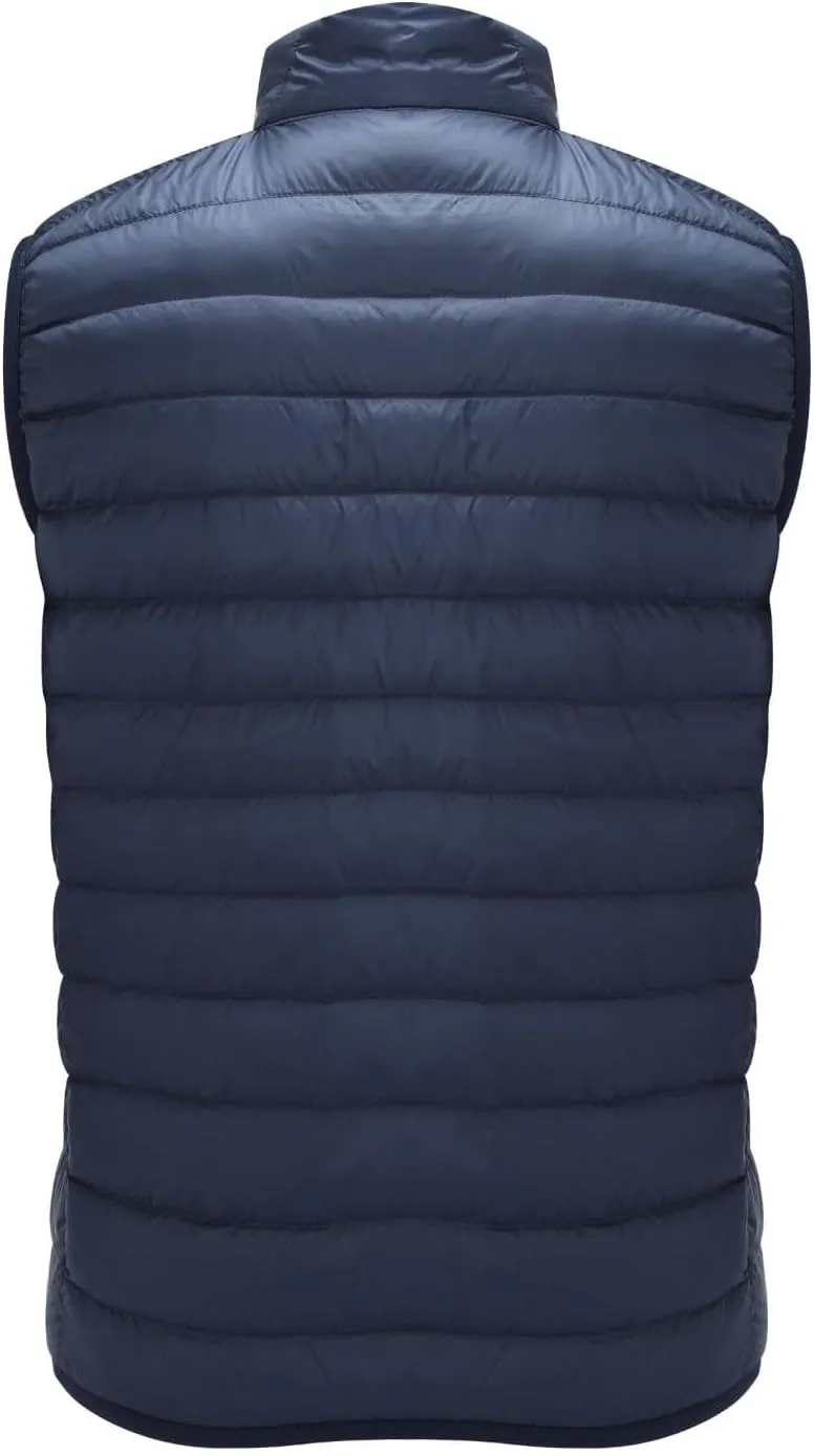 Mens Lightweight Insulated Puffer Vest Stand Collar Sleeveless Puffy Jacket Casual Warm Down Outerwear for Work Travel