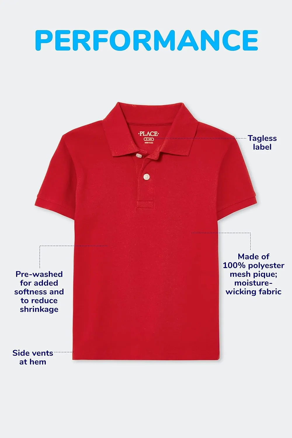 The Children's Place baby boys Multipack Short Sleeve Pique Polos