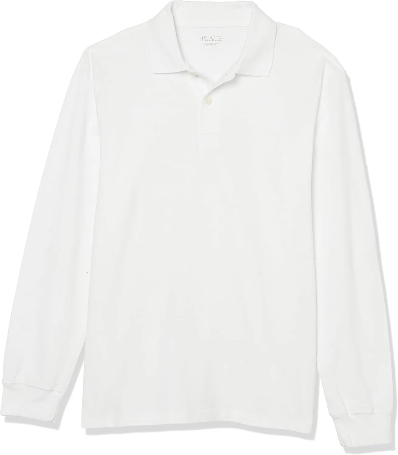 The Children's Place boys Long Sleeve Pique Polo
