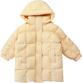 Toddler Baby Boy Girls Down Parka Hooded Winter Coat Spring Puffer Jacket Long Padded Overcoat Down Coat