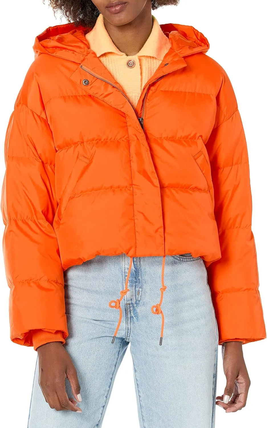 Velvet by Graham & Spencer Women's Raylin Cropped Puffer Jacket