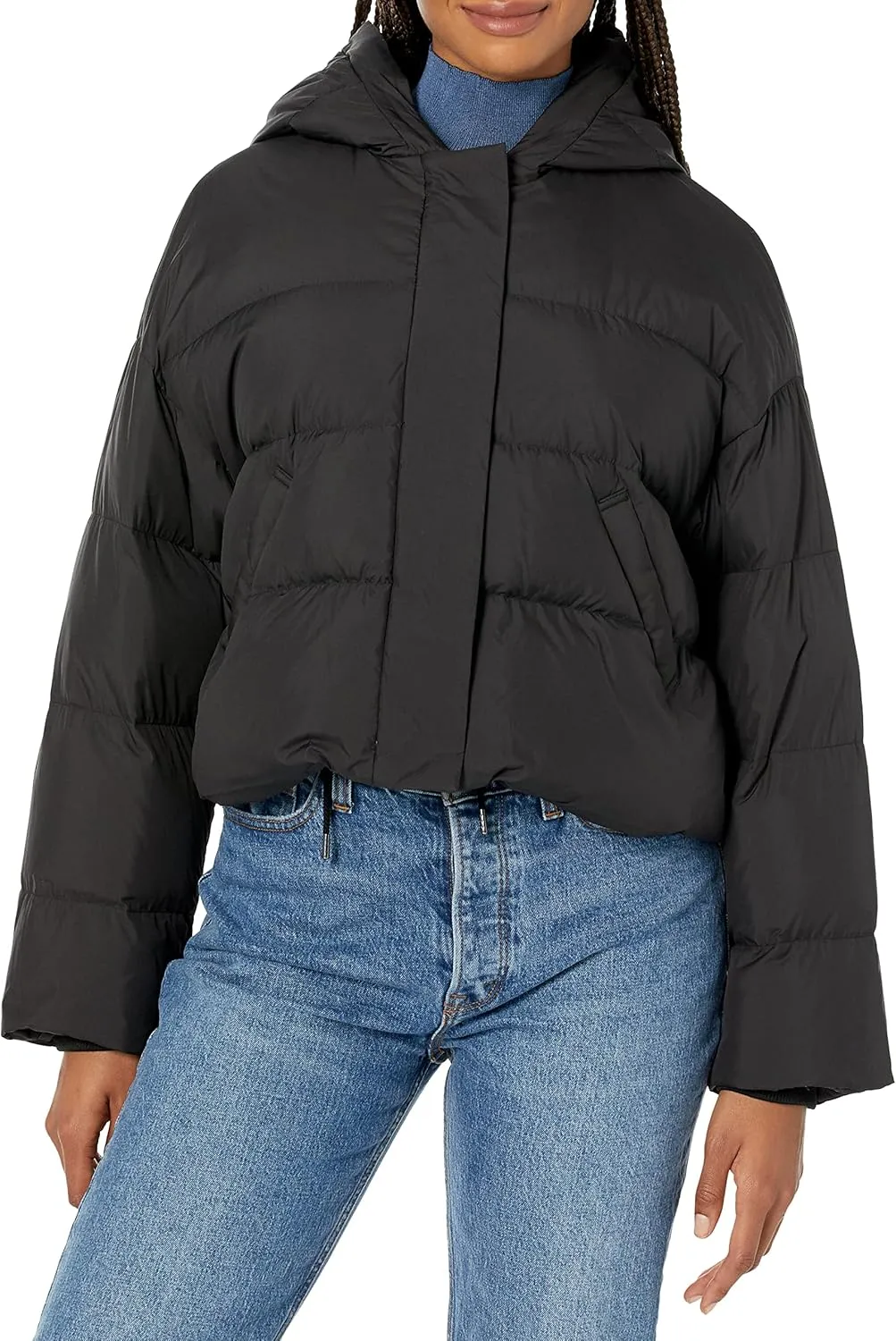 Velvet by Graham & Spencer Women's Raylin Cropped Puffer Jacket