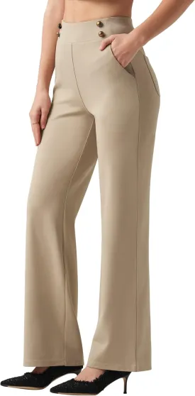 Willit Women's Wide Leg Dress Pants High Waisted Stretch Work Pants Office Business Casual Slacks Pockets Petite/Regular/Tall